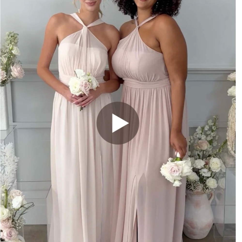 Birdy Grey “Kiko” Dress — Pale Blush — Size S (New with Tags)
